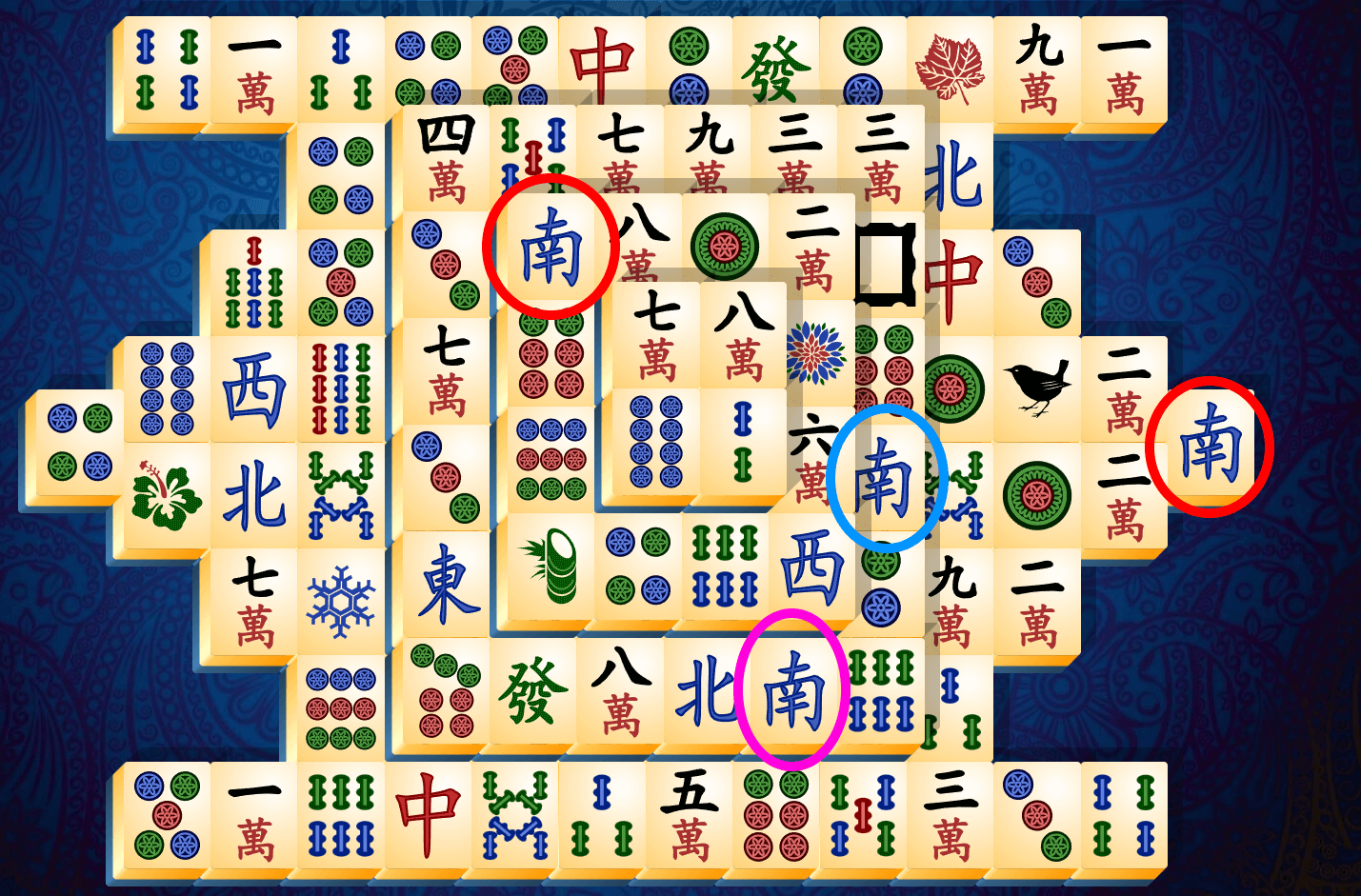 Mahjong pasjansi õpetus, samm 2