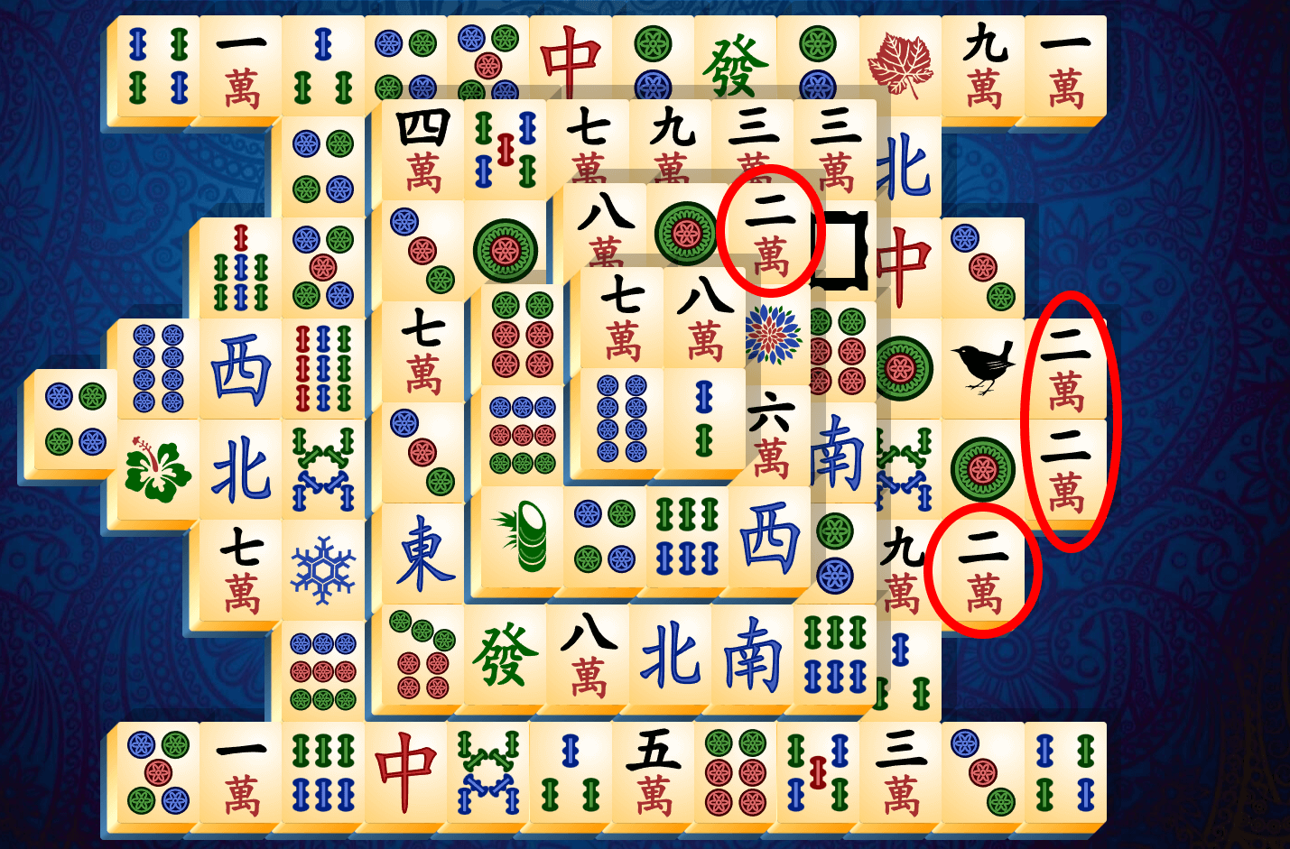 Mahjong pasjansi õpetus, samm 3