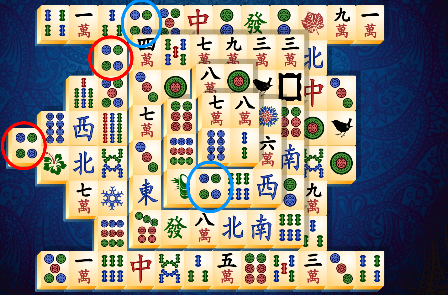 Mahjong pasjansi õpetus, samm 4