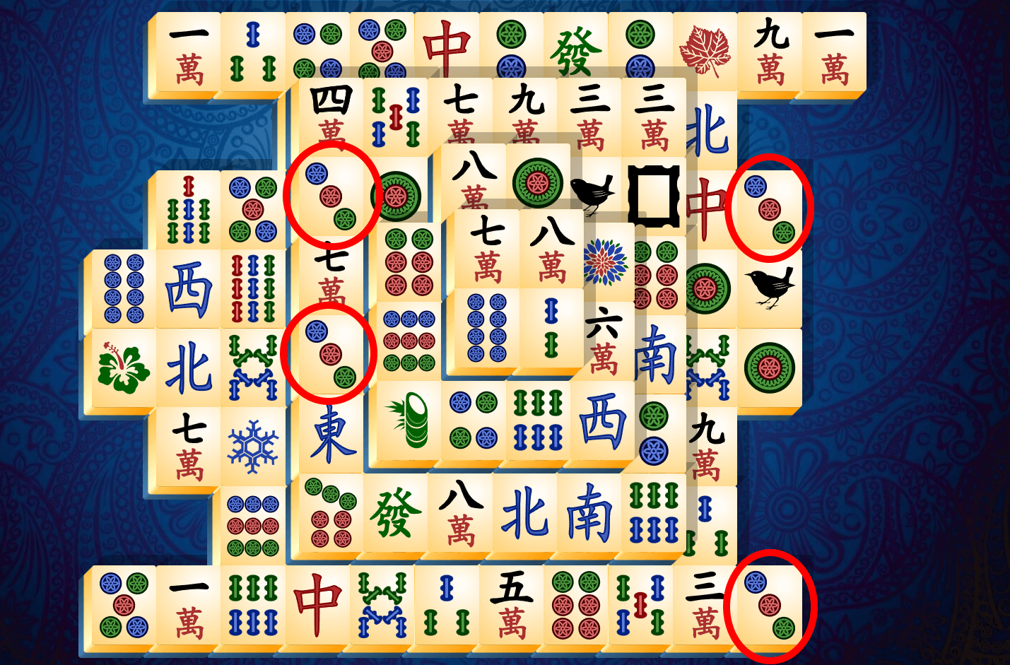 Mahjong pasjansi õpetus, samm 6